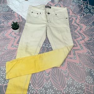 Ombré Yellow Pants